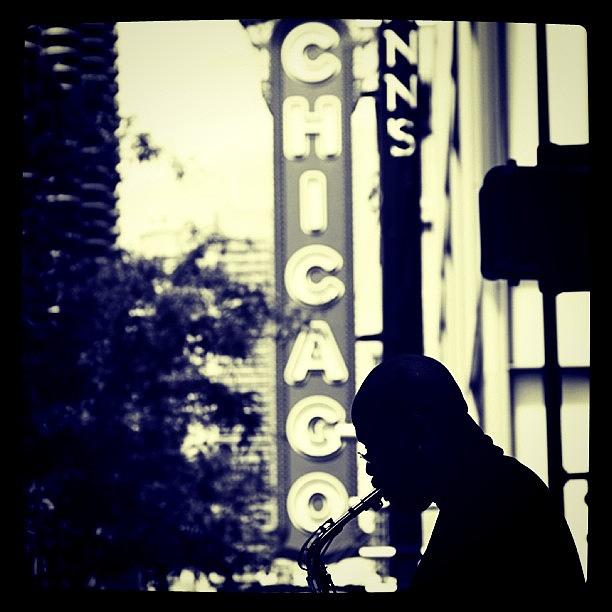 Chicago Photograph - Chicago Jazz #chicago by Mala Vadgama