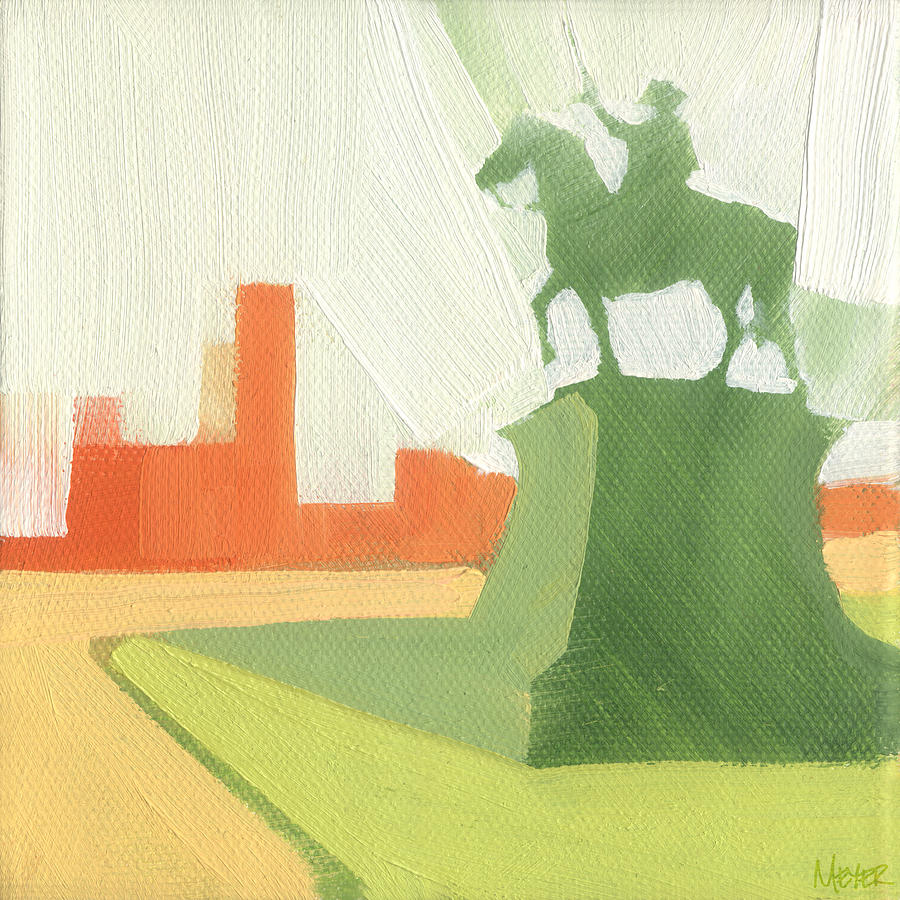 Chicago Painting - Chicago Kosciuszko Statue 15 of 100 by W Michael Meyer