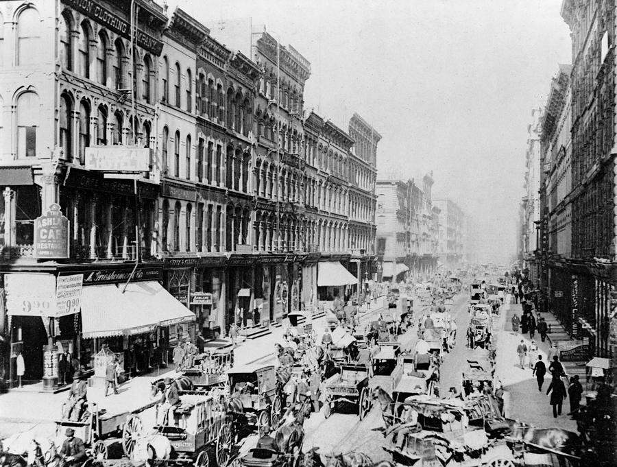 Chicago Lake Street, C1893 Photograph by Granger - Fine Art America