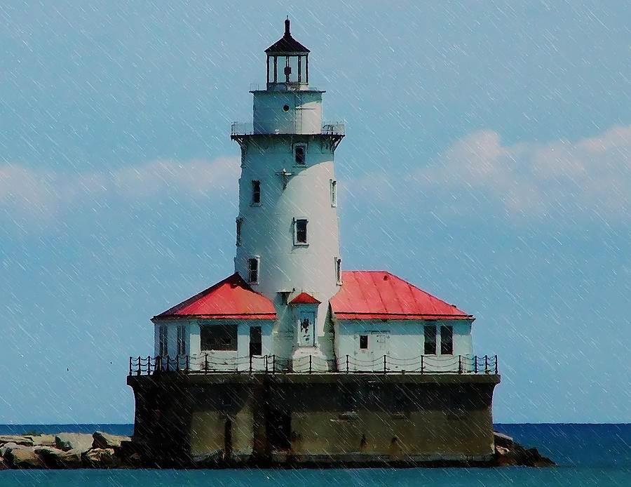 Chicago Lighthouse Photograph by Flees Photos