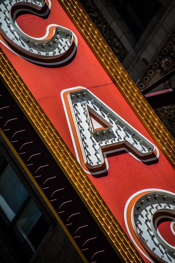 Chicago Marquee Photograph by James Howe