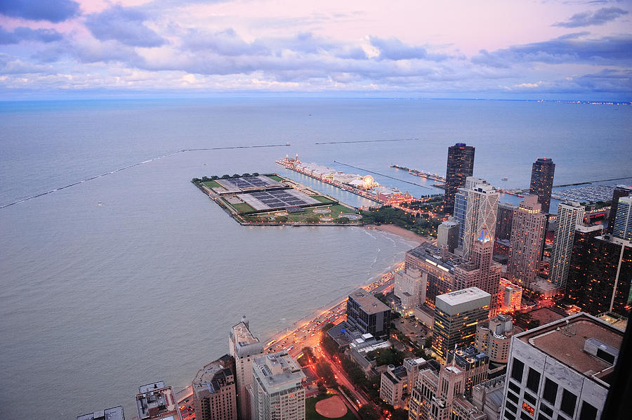 Chicago Navy Pier Photograph by Songquan Deng