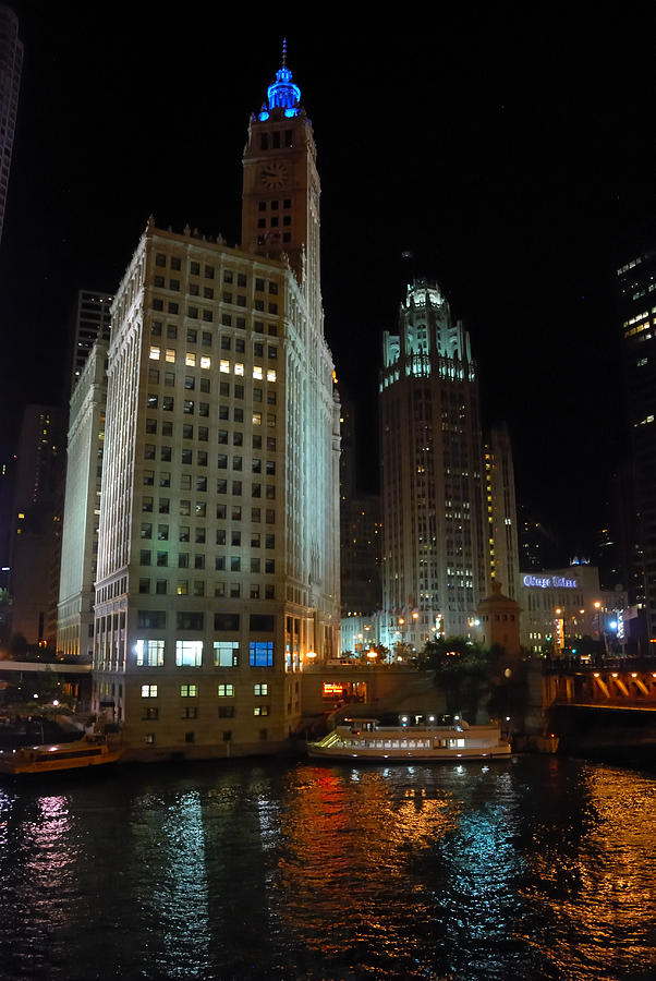 Chicago Nocturne Photograph by Steven Richman