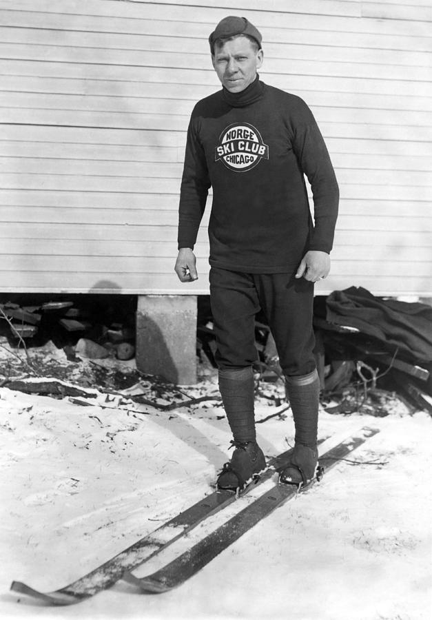 Chicago Photograph - Chicago Norge Ski Club Member by Underwood Archives