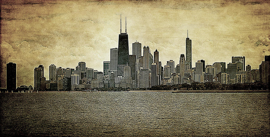 Chicago on Canvas Photograph by Milena Ilieva