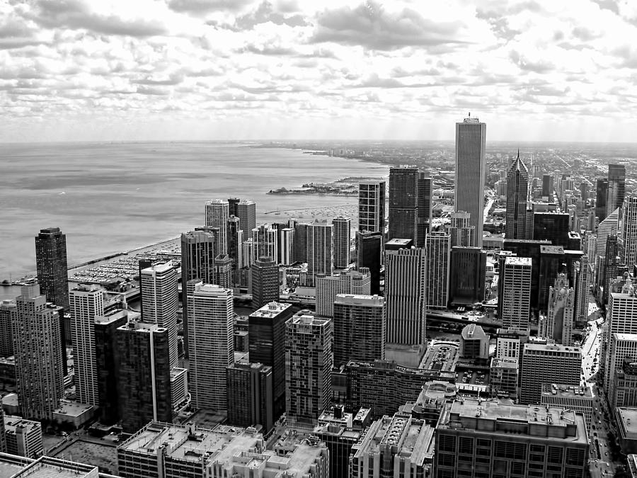 Chicago Photograph - Chicago Overlook by Jenny Hudson