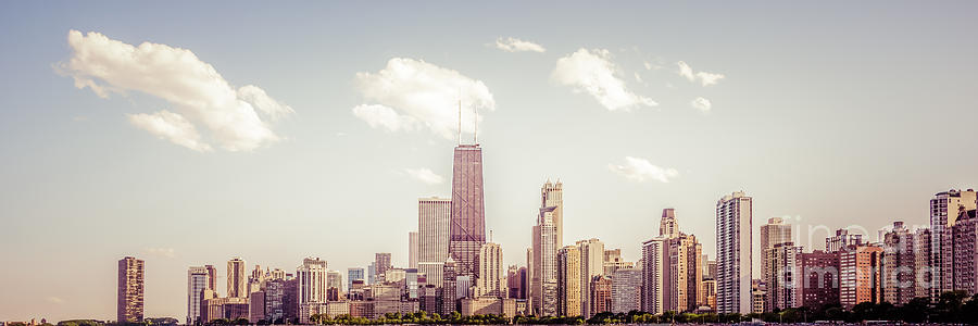 Chicago Panorama Photo Photograph by Paul Velgos
