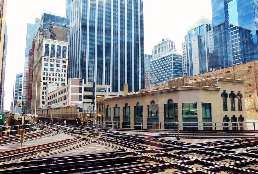 Chicago Rails Photograph by Rosanne Licciardi