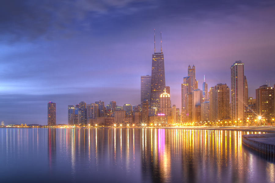 Chicago Reflections Photograph by Lindley Johnson