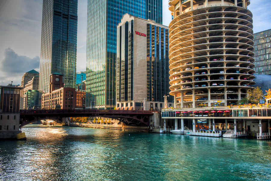 Chicago River  Photograph by Anthony Doudt