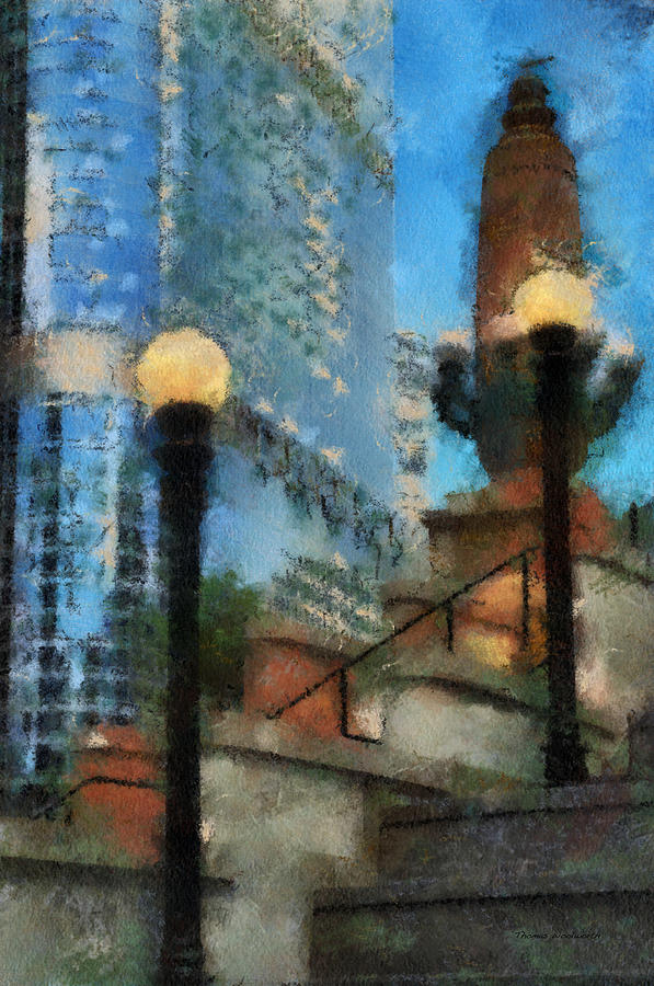 Chicago River Walk Vertical Photo Art 03 Photograph by Thomas Woolworth