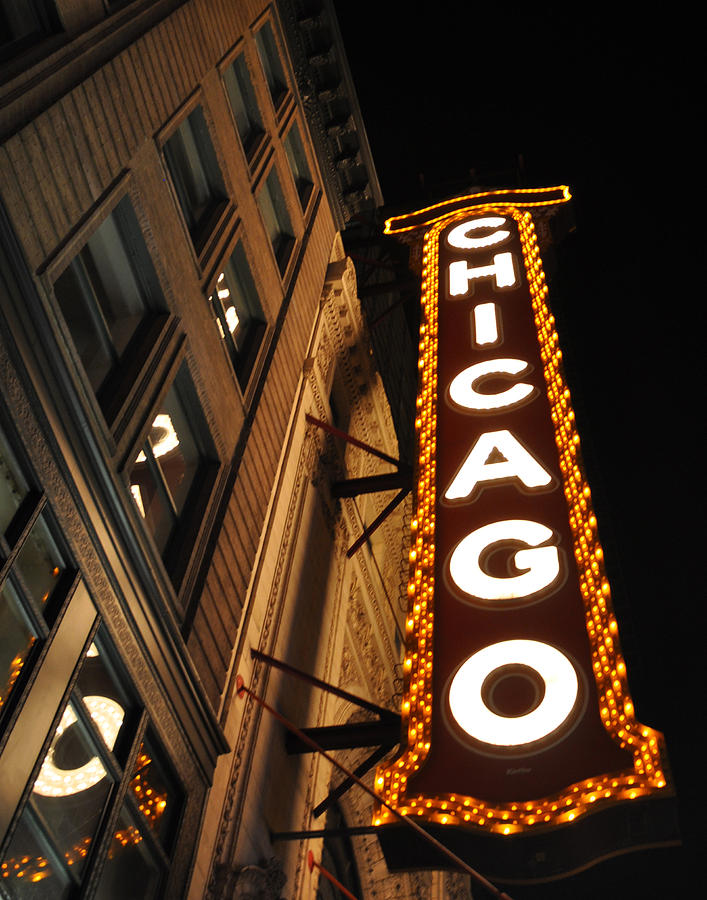 Chicago Photograph - Chicago Sign by Todd Hartzo