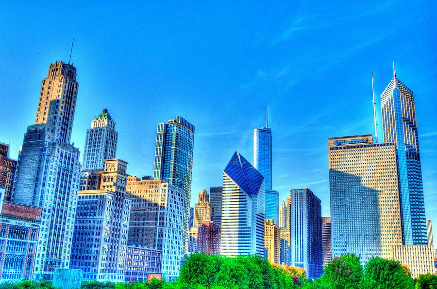 Chicago Skyline 1 Photograph by Richard Zentner