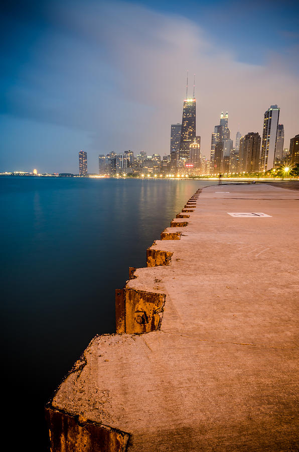 Chicago Skyline at Dusk Photograph by Anthony Doudt