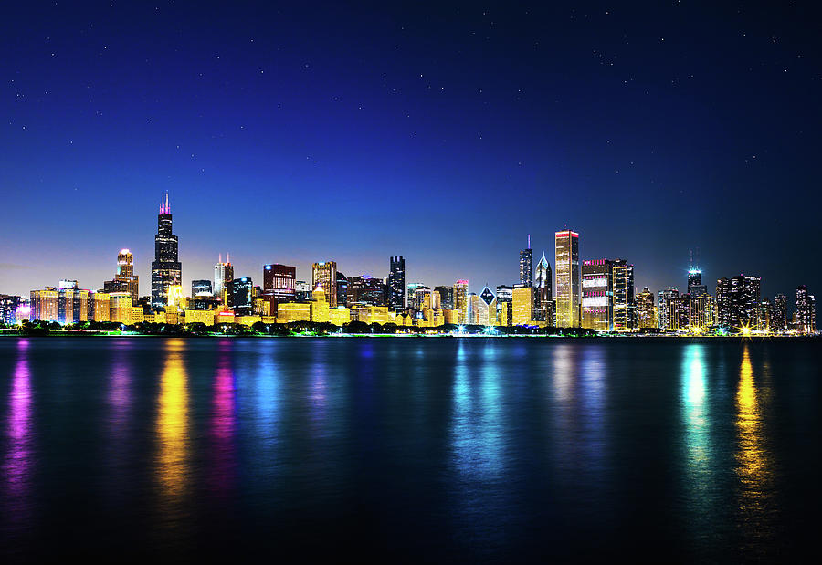 Chicago Skyline Photograph by Azemdega