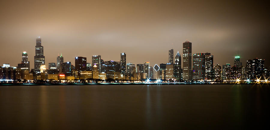 Chicago Skyline - Fog Rolling In Photograph by Anthony Doudt