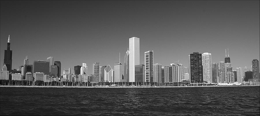 Chicagos Skyline and Waterfront Photograph by Ginger Wakem