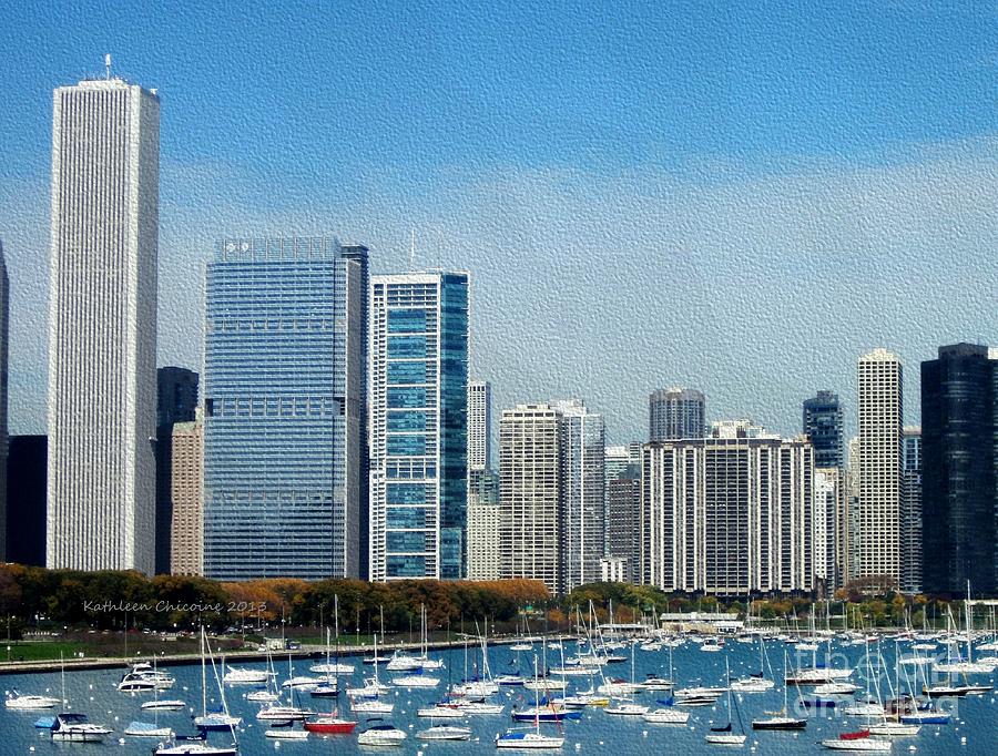 Chicago Skyline Photograph by Kathie Chicoine