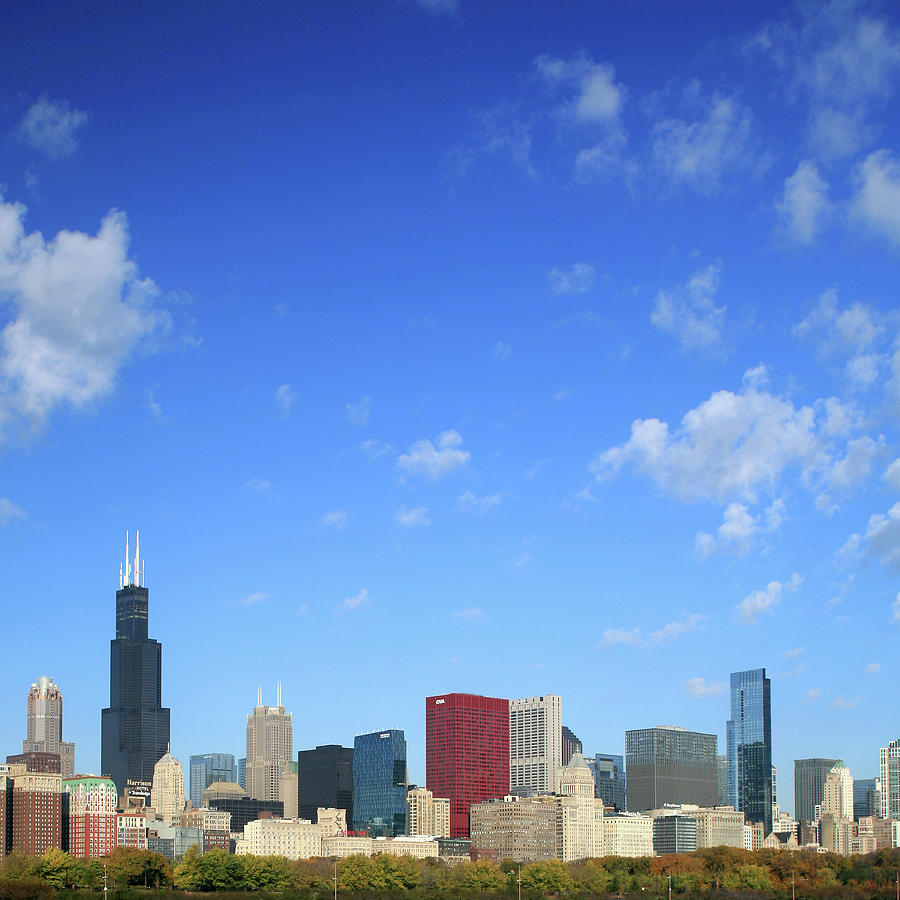 Chicago Skyline, Michigan Avenue And Photograph by Hisham Ibrahim