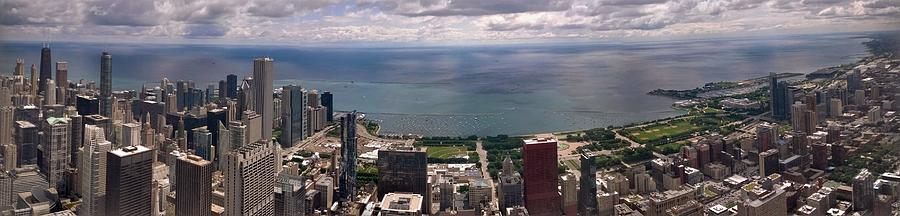 Chicago Photograph - Chicago Skyline Pano by Eric Martin