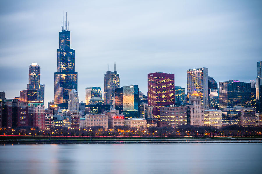 Chicago Skyline - Willis Tower Photograph by Anthony Doudt