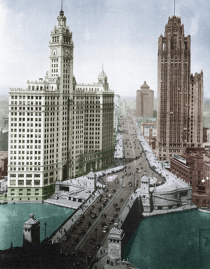 Chicago Skyscrapers, C1925 Photograph By Granger - Fine Art America