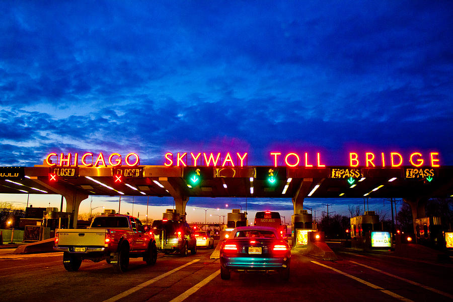 Chicago Skyway Toll Bridge Photograph by John McGraw
