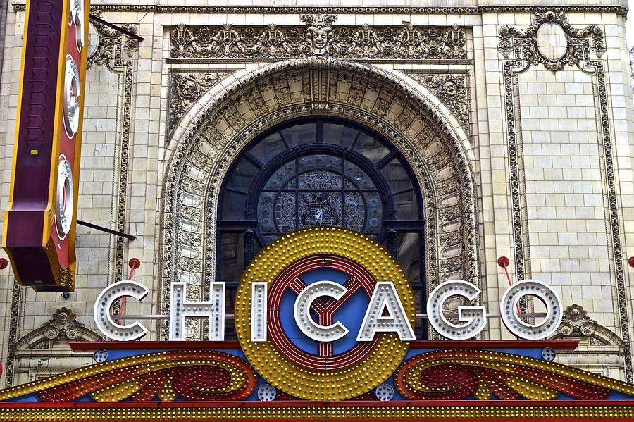 Chicago Theater Marquee Photograph by Frozen in Time Fine Art Photography