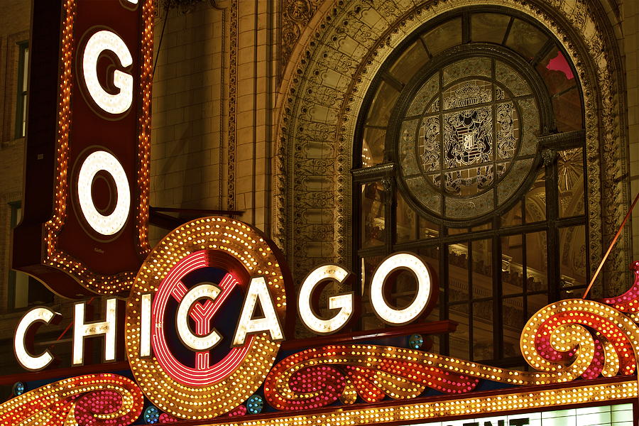 Chicago Theatre I Photograph by John Babis