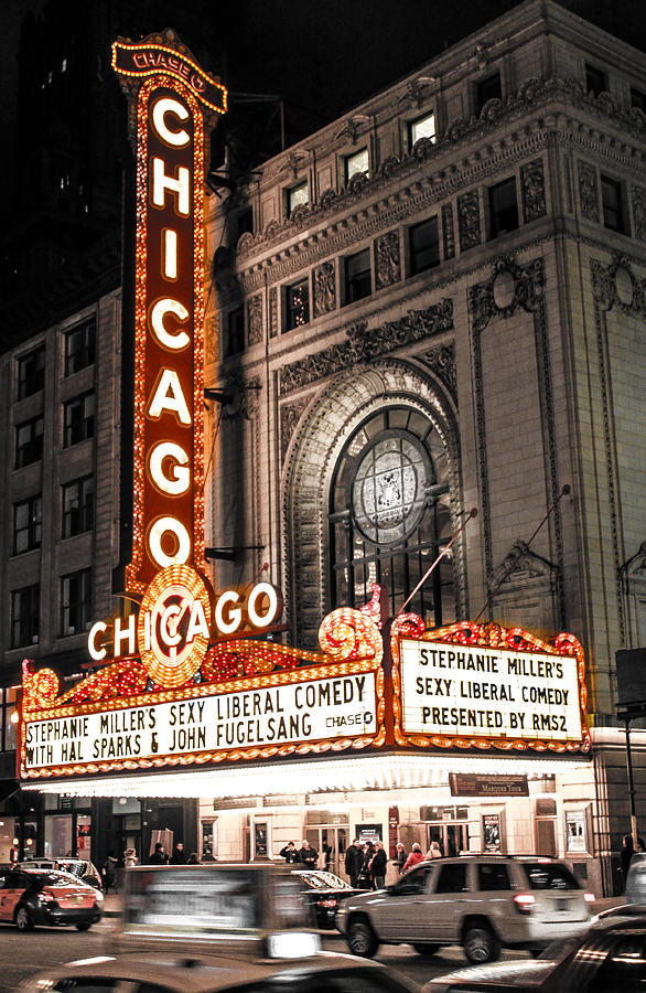 Chicago Theatre Photograph by Rob Per - Fine Art America