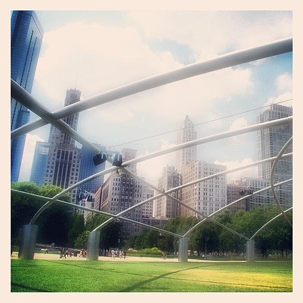 Chicago Photograph - Chicago Through the Pritzker by Susan See
