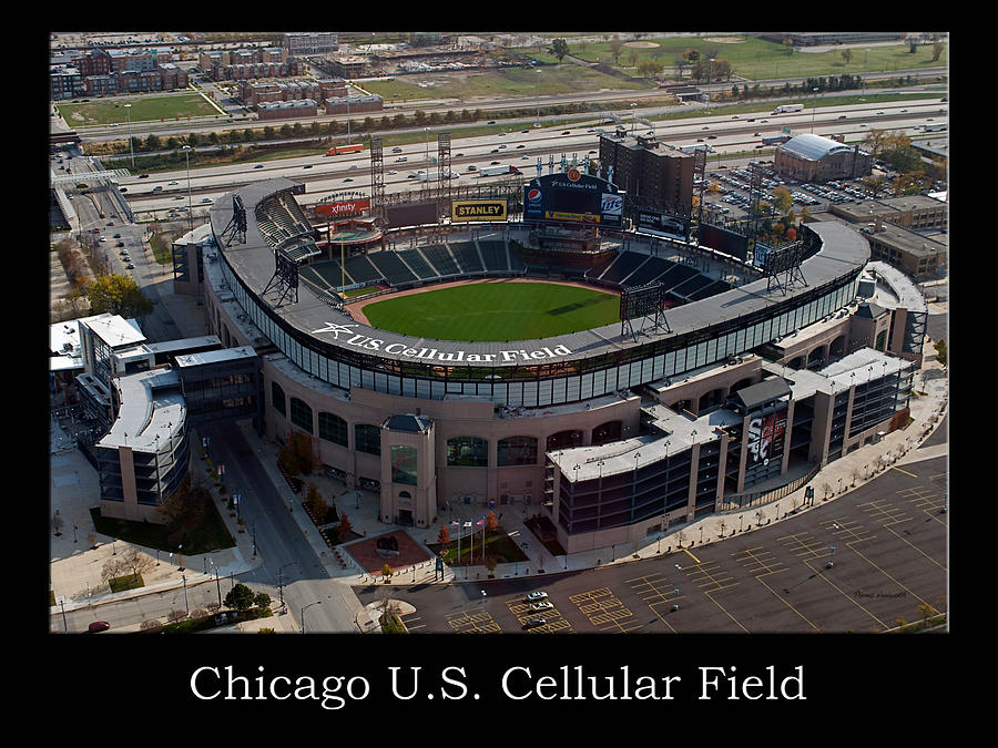 Chicago White Sox Mixed Media - Chicago US Cellular Field 01 by Thomas Woolworth