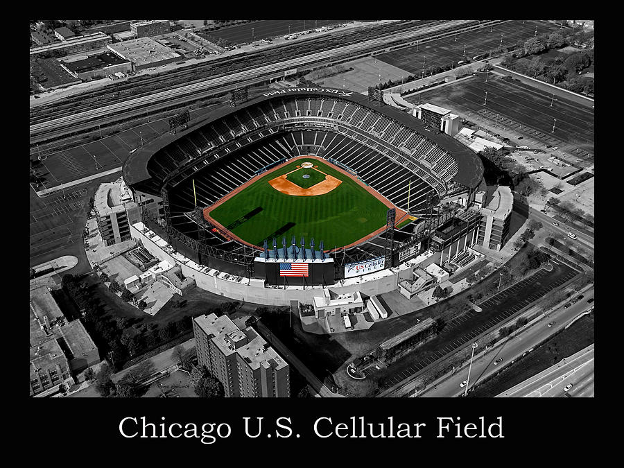 Chicago White Sox Mixed Media - Chicago US Cellular Field SC by Thomas Woolworth