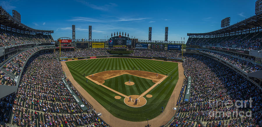 Chicago White Sox Panoramic Photograph by David Haskett II