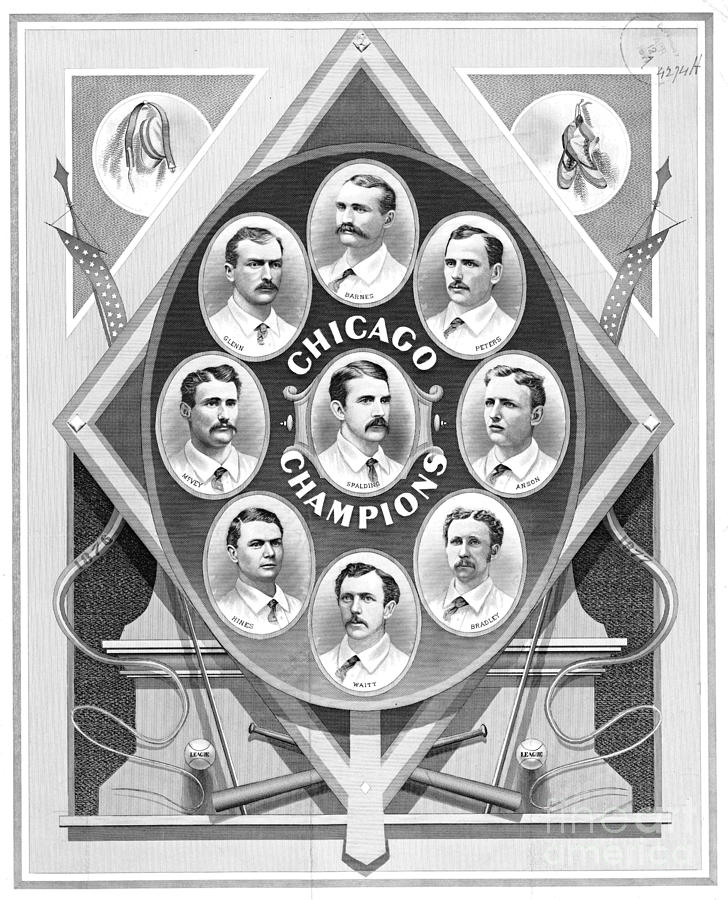 Chicago White Stockings 1877 Photograph by Padre Art