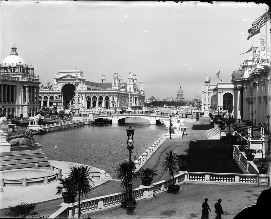 Chicago Photograph - Chicago Worlds Columbian Exposition 1893 by Historic Photos