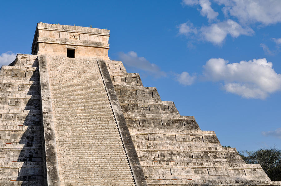 Chichen Itza Ancient Ruins in Mexico are a popular tourist desti ...