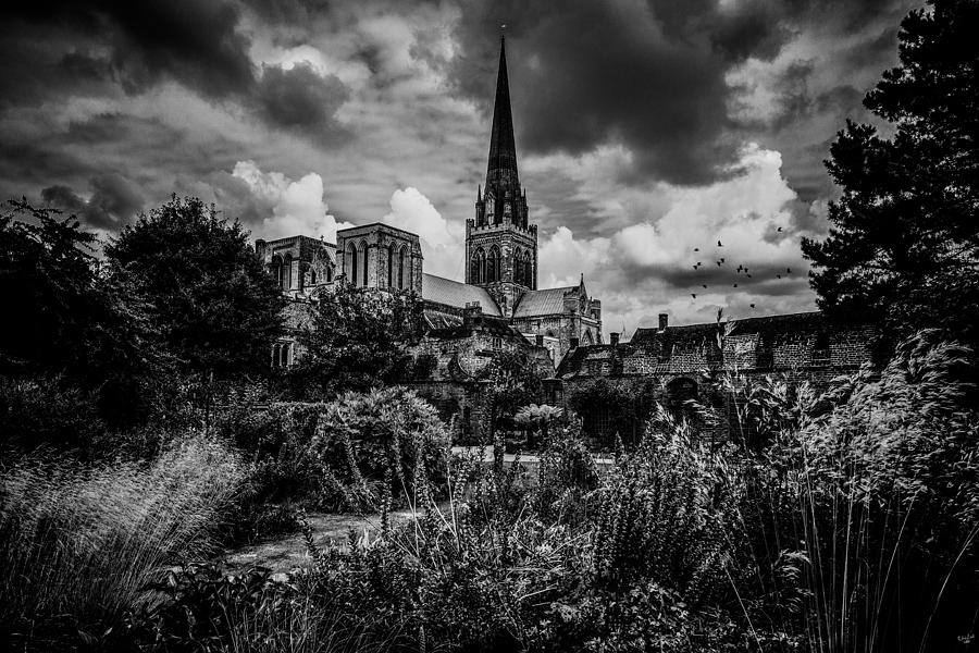 Chichester Cathedral and Garden Photograph by Chris Lord