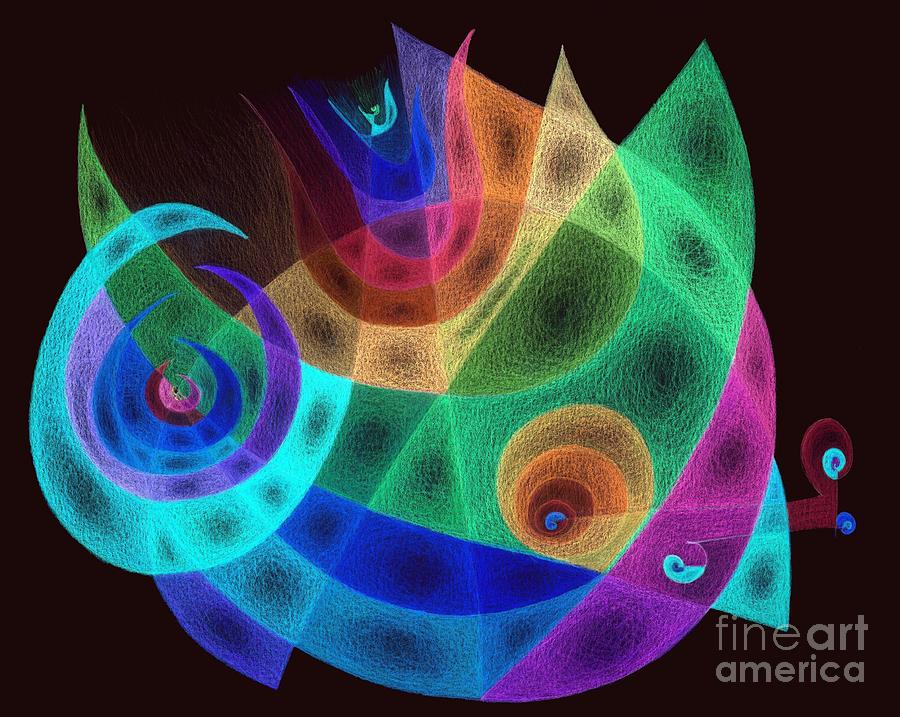 Squid Inverted Colors by Tatyana Zverinskaya