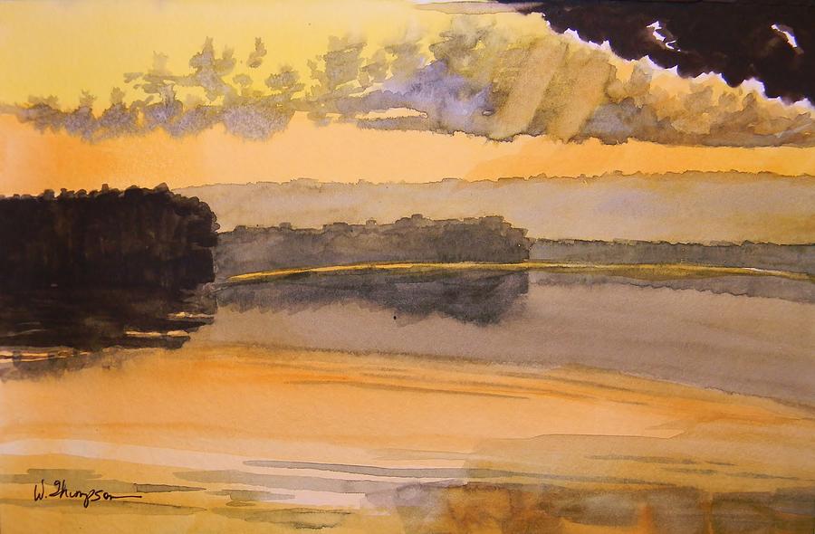 Chickamauga Lake Painting by Warren Thompson