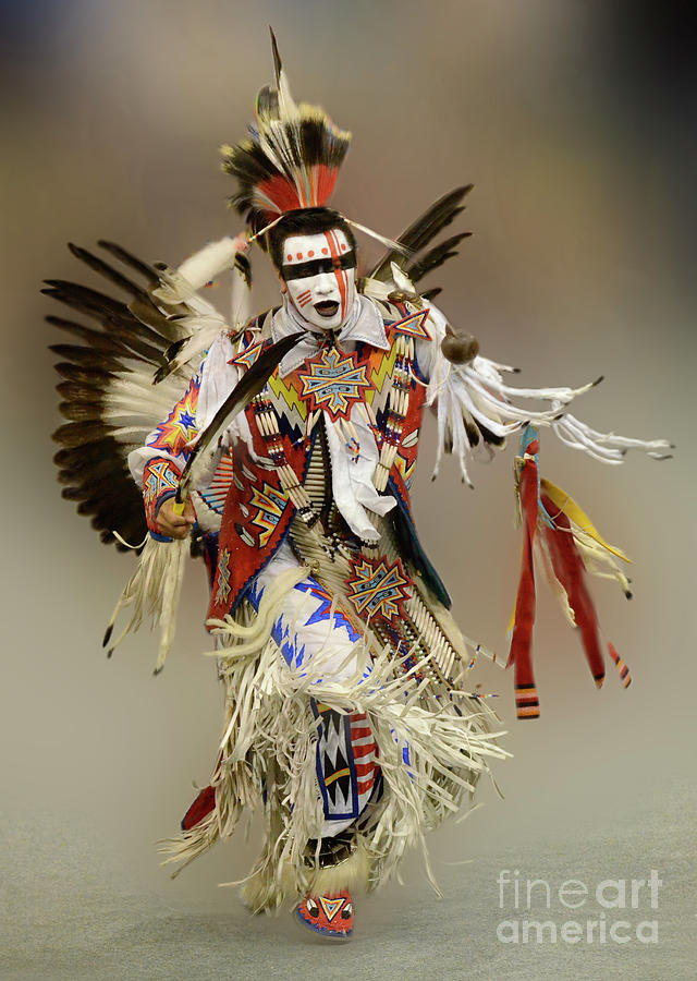 Indigenous Photograph - Pow Wow Dreamtime 1 by Bob Christopher