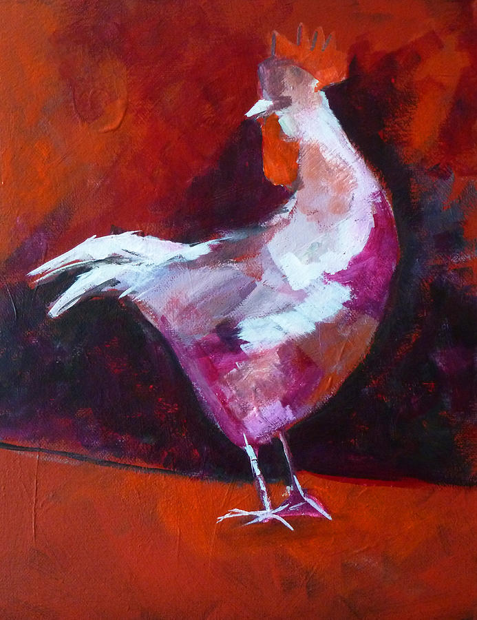 Chicken Light Painting by Nancy Merkle