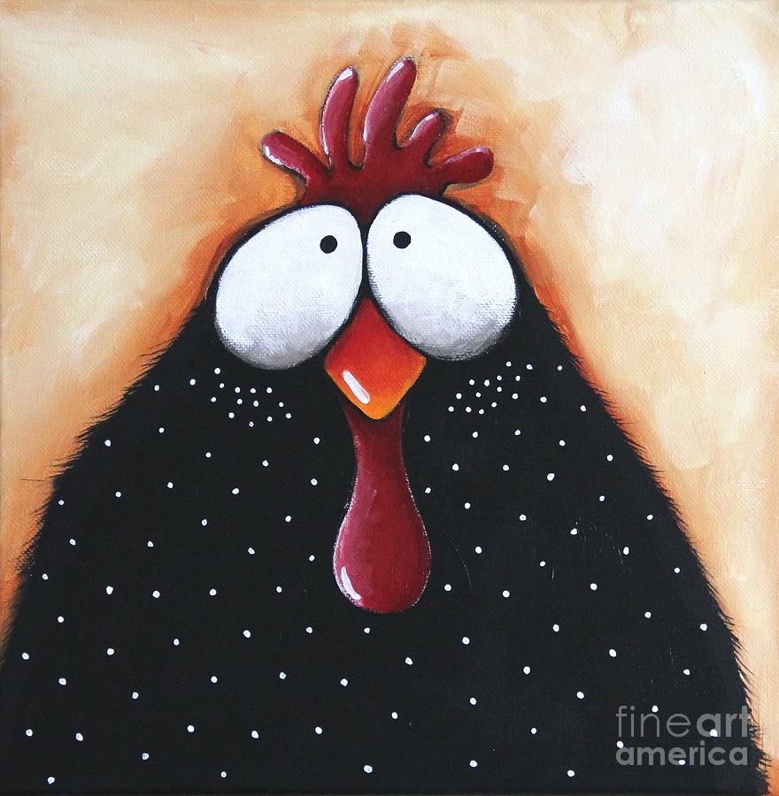 Chicken Pox Painting by Lucia Stewart