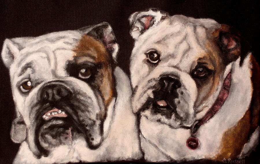 Chief and Milly Painting by Carol Russell