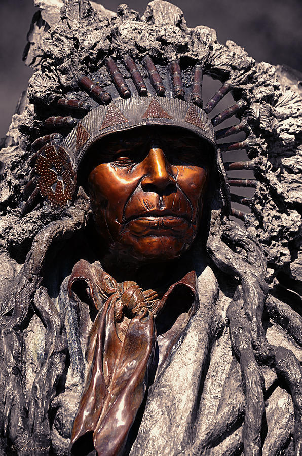 Feather Still Life Photograph - Chief Crowchild by Maria Angelica Maira