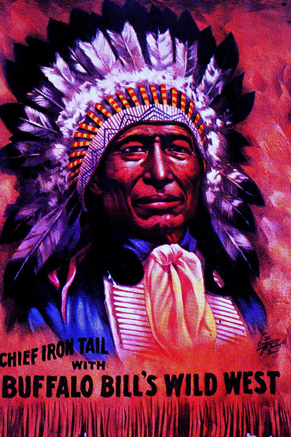 Chief Iron Tail Buffalo Bill's Wild West Digital Art by Peter Ogden Gallery