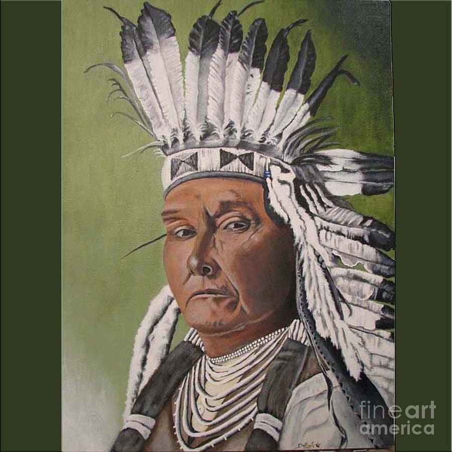 Portrait Painting - Chief Joseph by Creations by DuBois