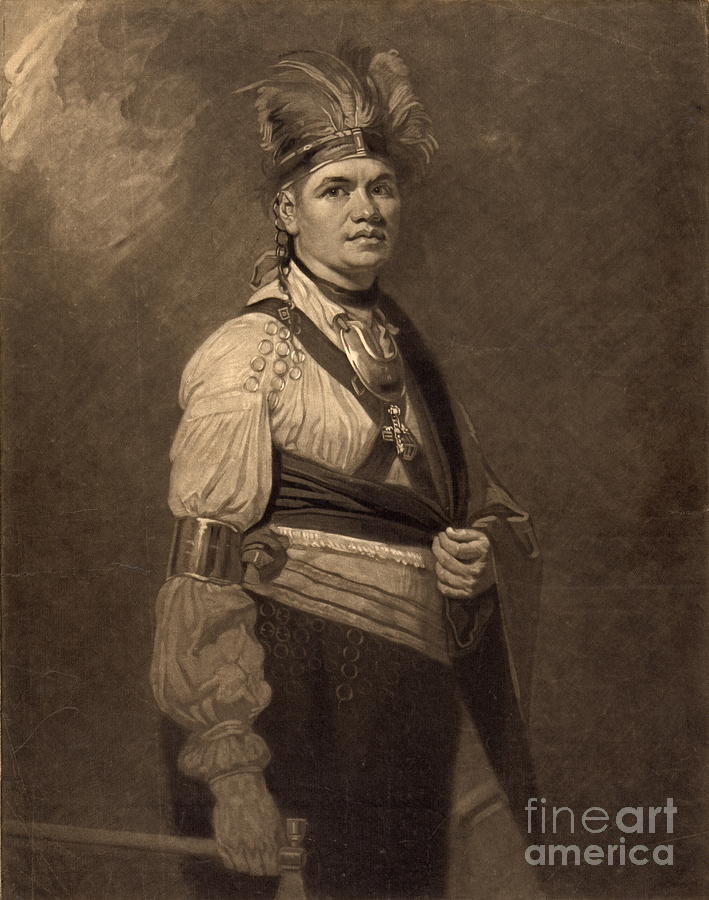 Chief Joseph Fayadaneega 1776 Photograph by Padre Art