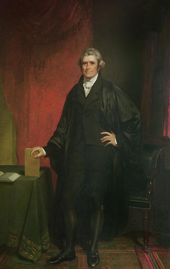 Portrait Painting - Chief Justice Marshall by Chester Harding