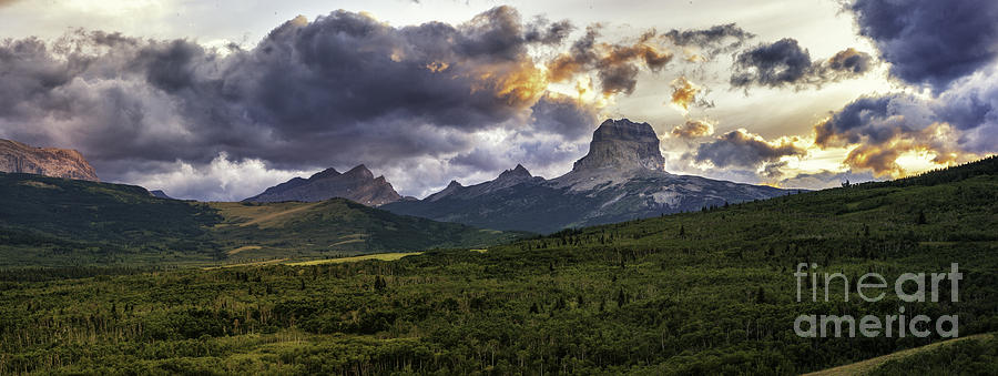 Chief Mountain-Rocky Mountain front Montana Photograph by TS Photo